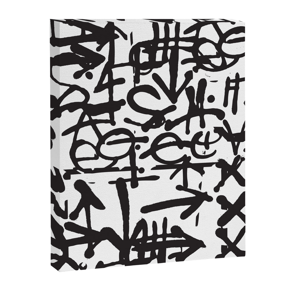 Graffiti Pattern Canvas Print Gallery Image 8