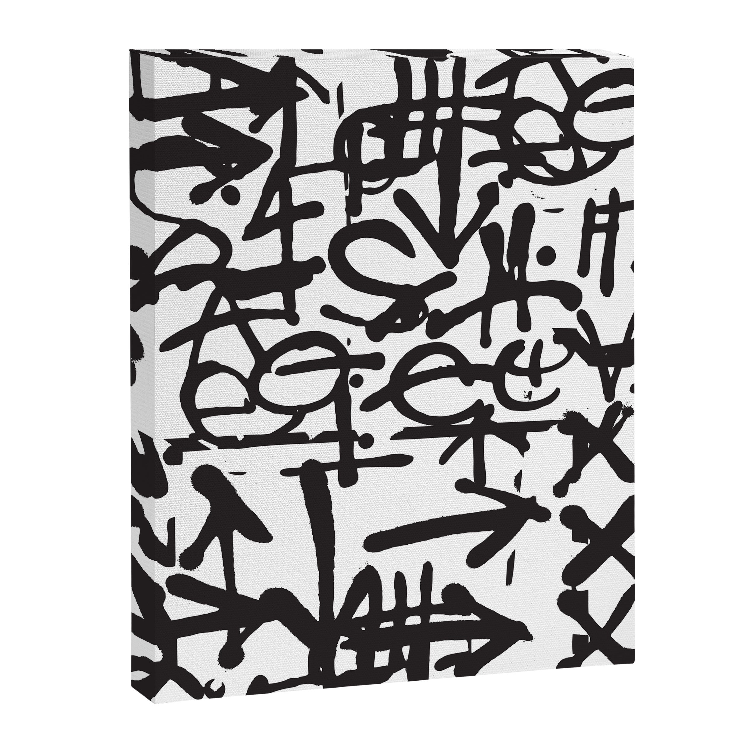 Graffiti Pattern Canvas Print Gallery Image 8