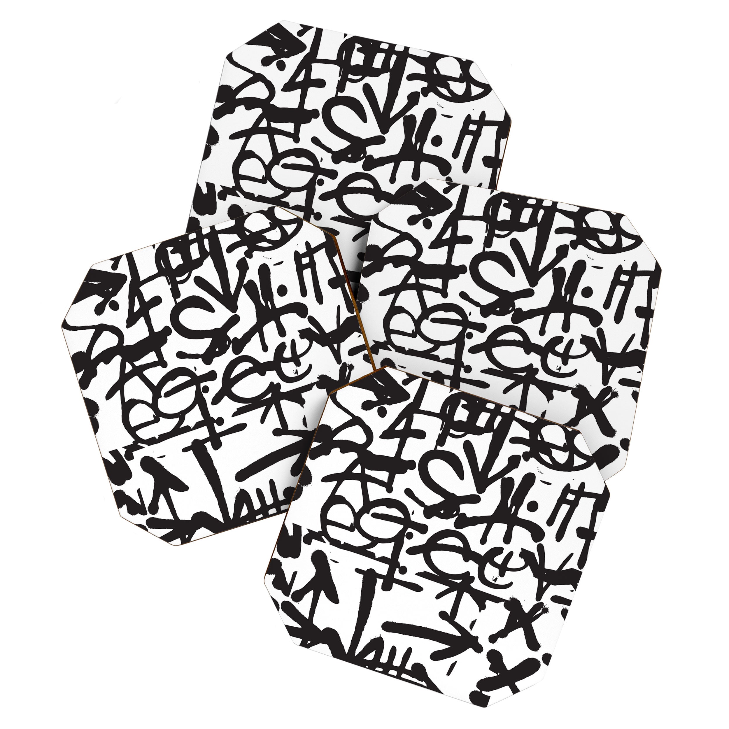 Graffiti Pattern Coaster Gallery Image 1