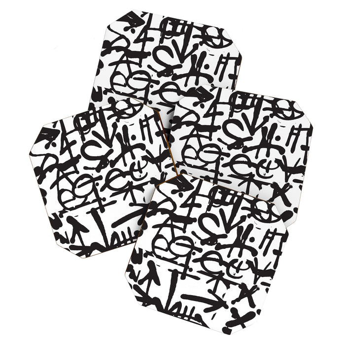 Graffiti Pattern Coaster Gallery Image 1