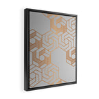 Hex 611 Copper Framed Canvas Print Gallery Image 2