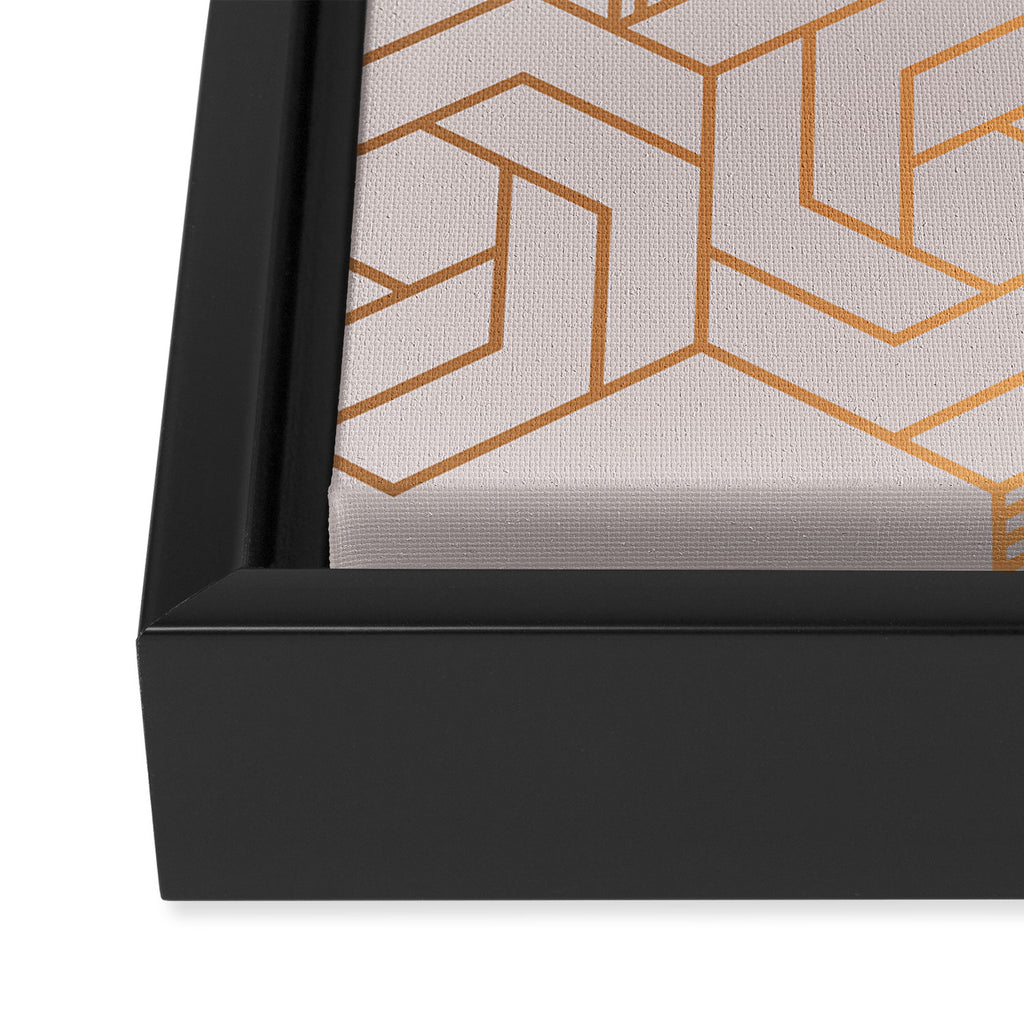 Hex 612 Copper Framed Canvas Print Gallery Image 3