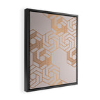 Hex 612 Copper Framed Canvas Print Gallery Image 2