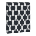 Hexagon Black Canvas Print Gallery Image 8