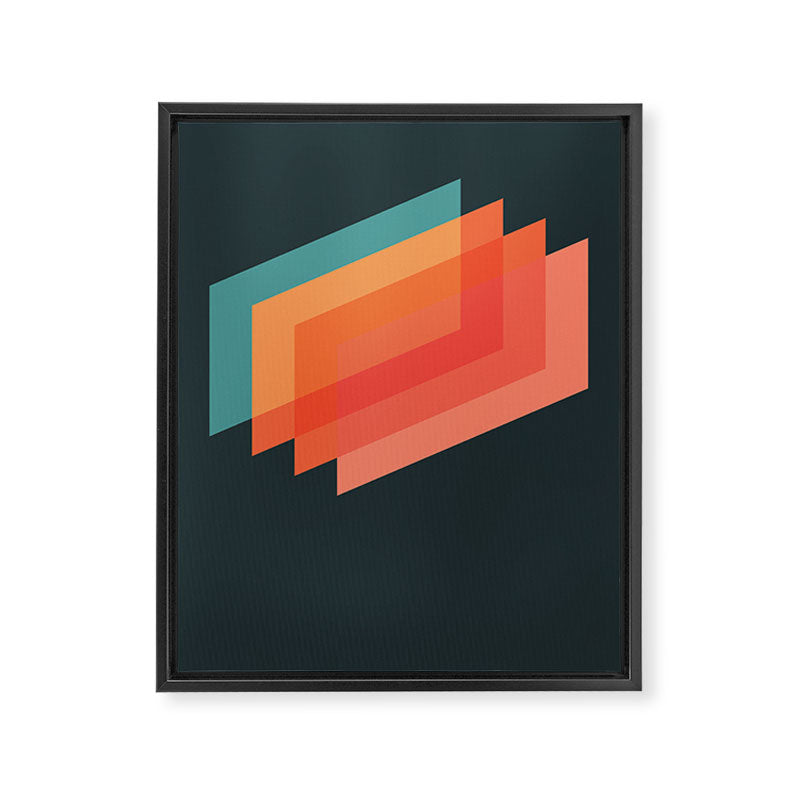 Horizons 01 Framed Canvas Print Gallery Image 8