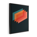 Horizons 01 Framed Canvas Print Gallery Image 2