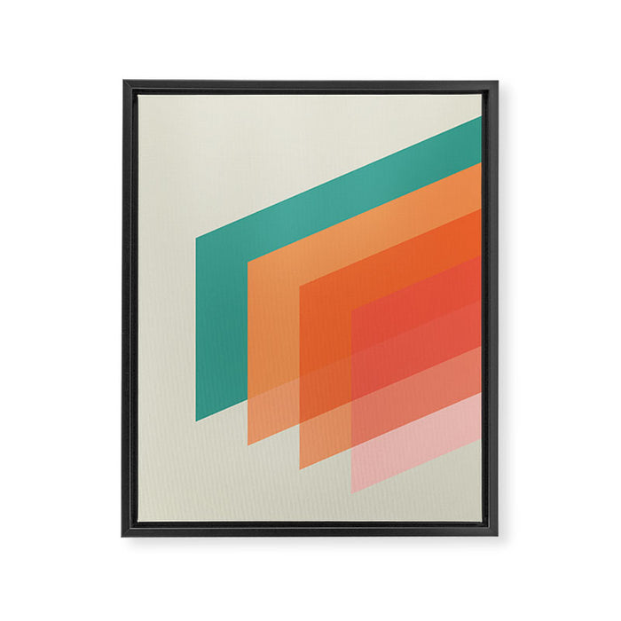 Horizons 04 Framed Canvas Print Gallery Image 1