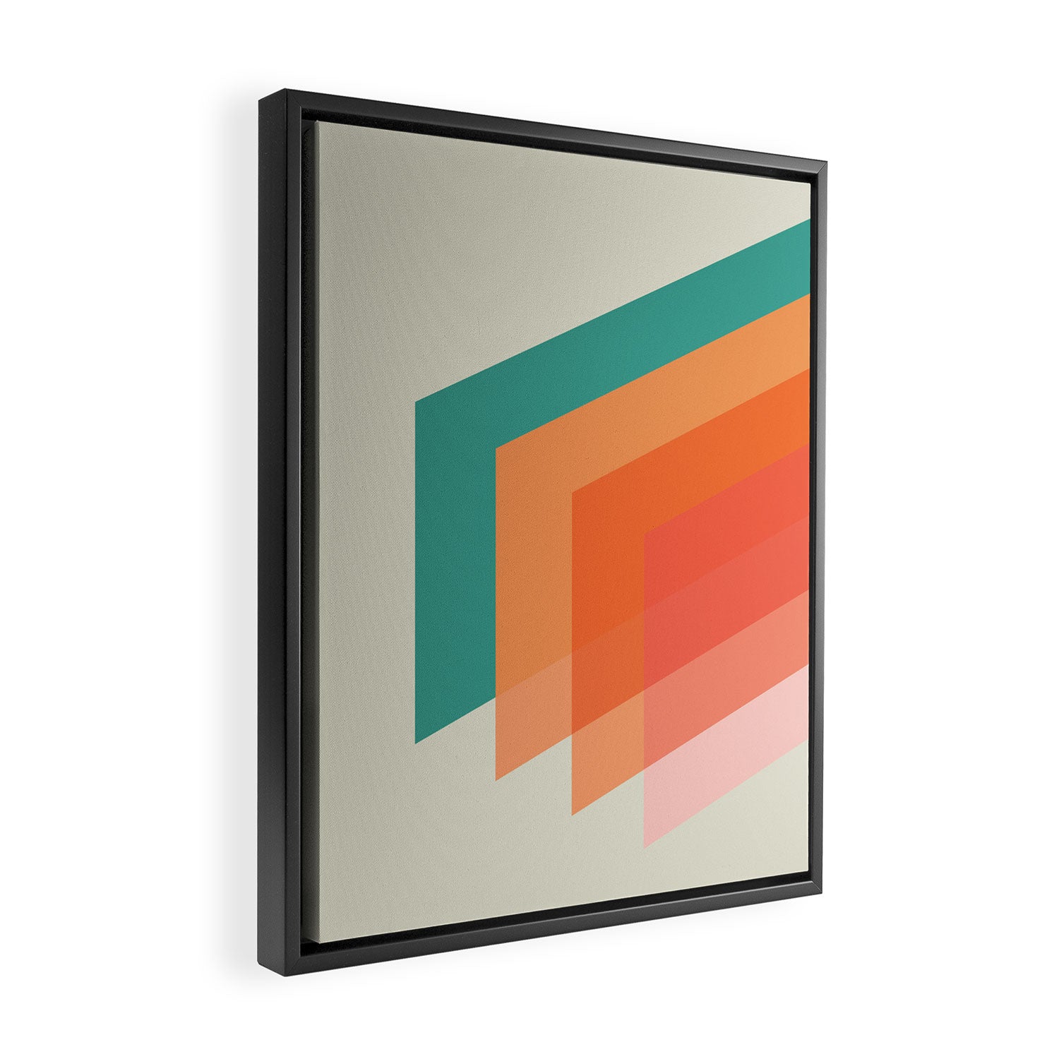 Horizons 04 Framed Canvas Print Gallery Image 2