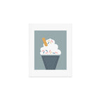 Ice Cream (Blue) Art Print Gallery Image 1