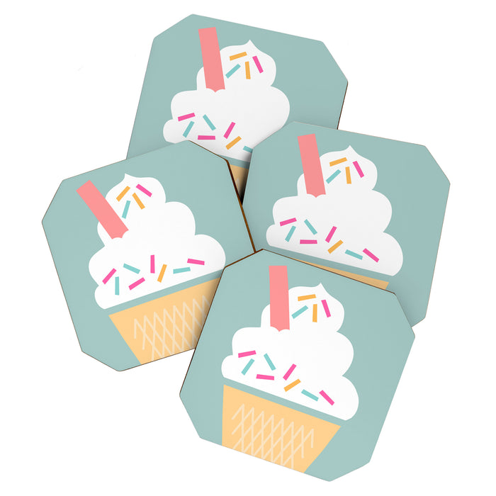 Ice Cream (Mint) Coaster Gallery Image 1