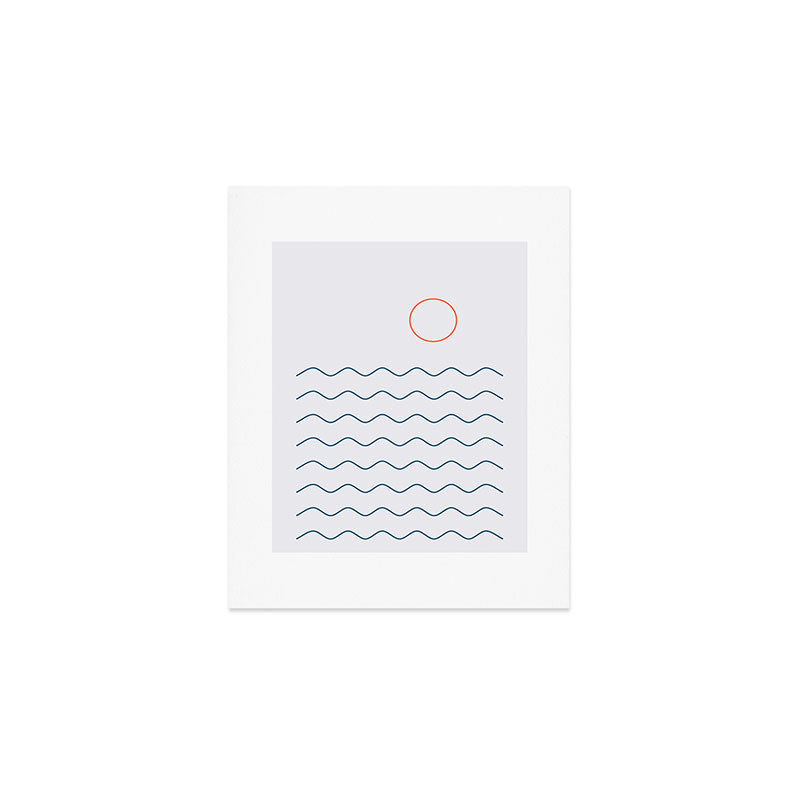 La Mer (Jour) Seascape Art Print Gallery Image 1