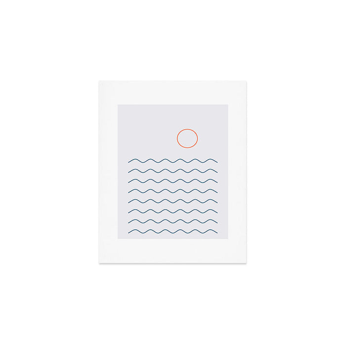La Mer (Jour) Seascape Art Print Gallery Image 1