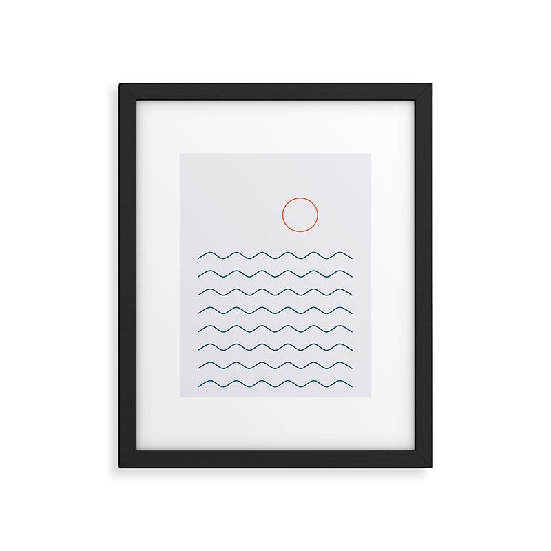 La Mer (Jour) Seascape Framed Art Print Gallery Image 5