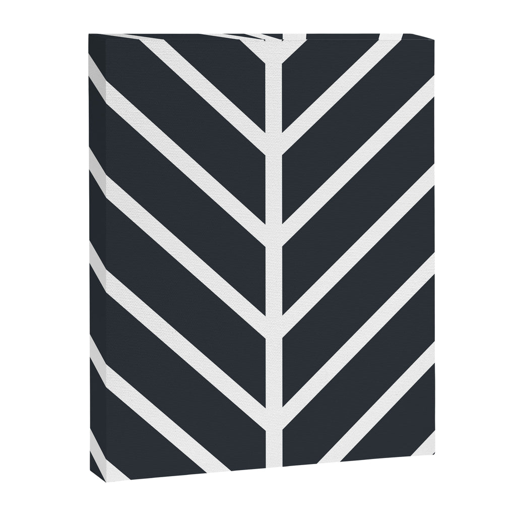 Leaf Black Canvas Print Gallery Image 6