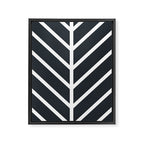 Leaf Black Framed Canvas Print Gallery Image 6