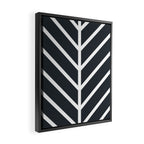 Leaf Black Framed Canvas Print Gallery Image 2