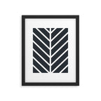 Leaf Black Framed Art Print Gallery Image 5