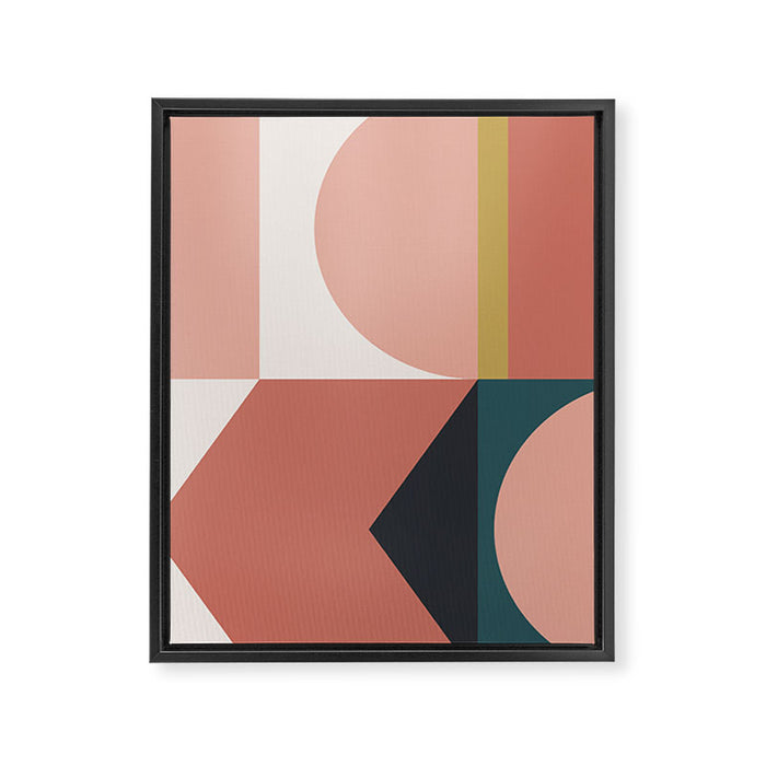 Maximalist Geometric 02 Framed Canvas Print Gallery Image 1