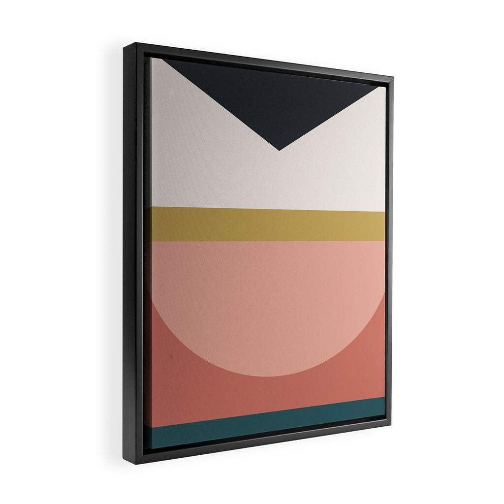 Maximalist Geometric 03 Framed Canvas Print Gallery Image 2