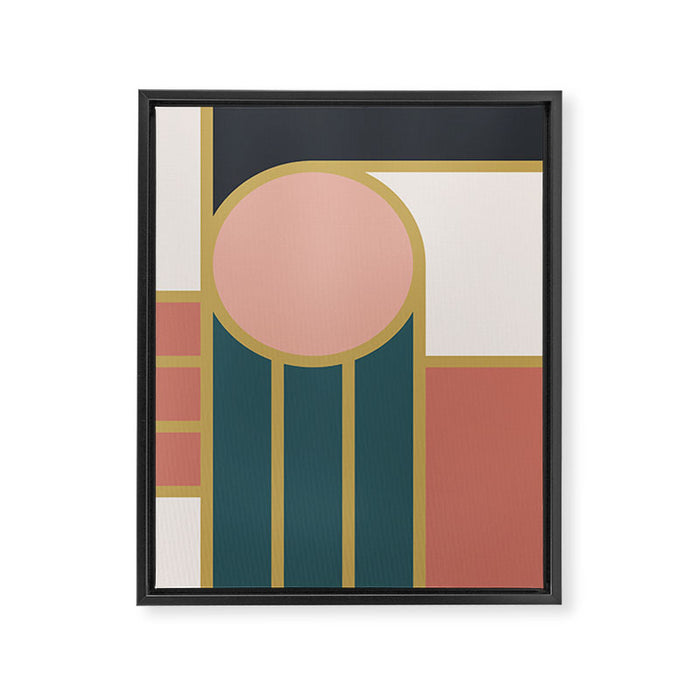 Maximalist Geometric 04 Framed Canvas Print Gallery Image 1