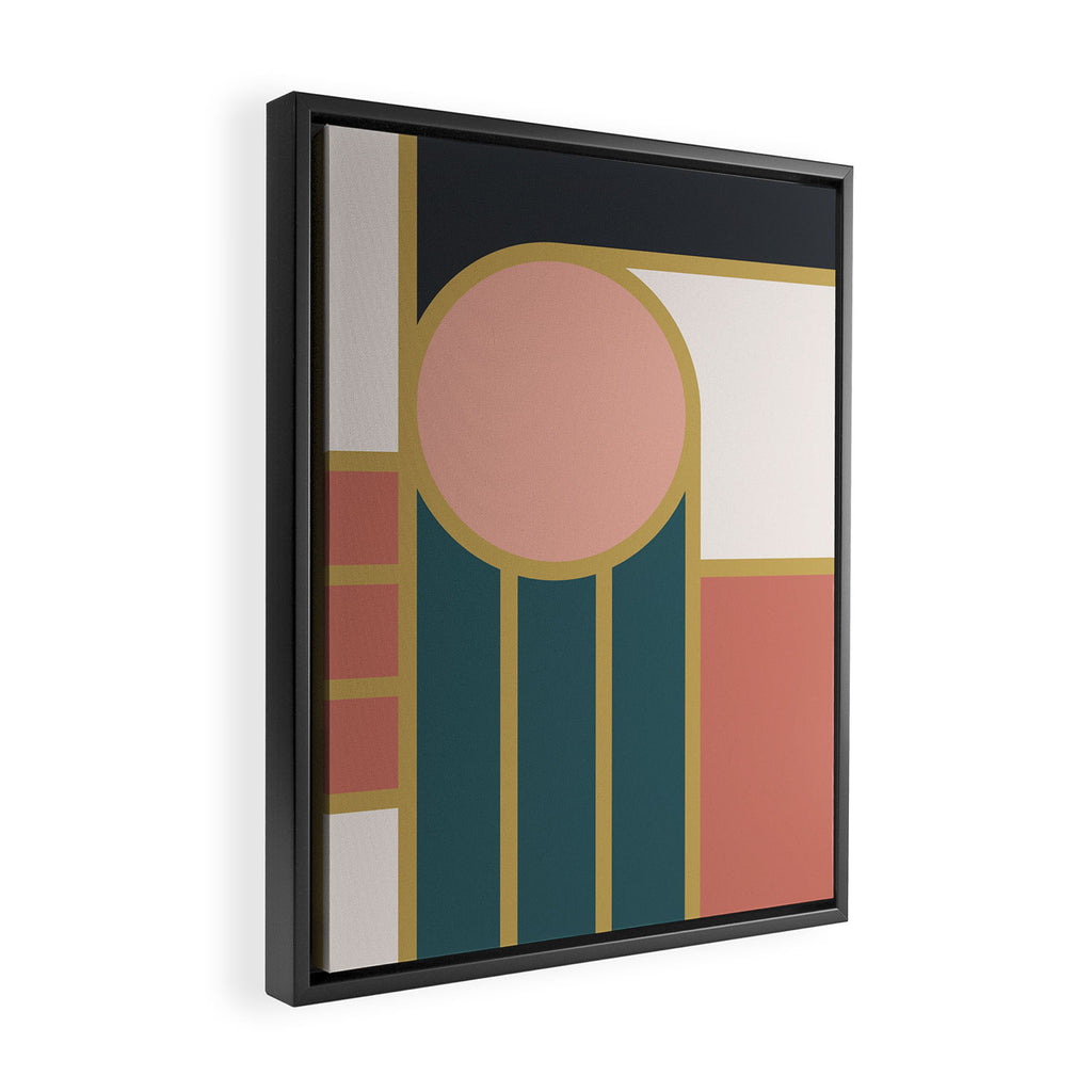 Maximalist Geometric 04 Framed Canvas Print Gallery Image 2