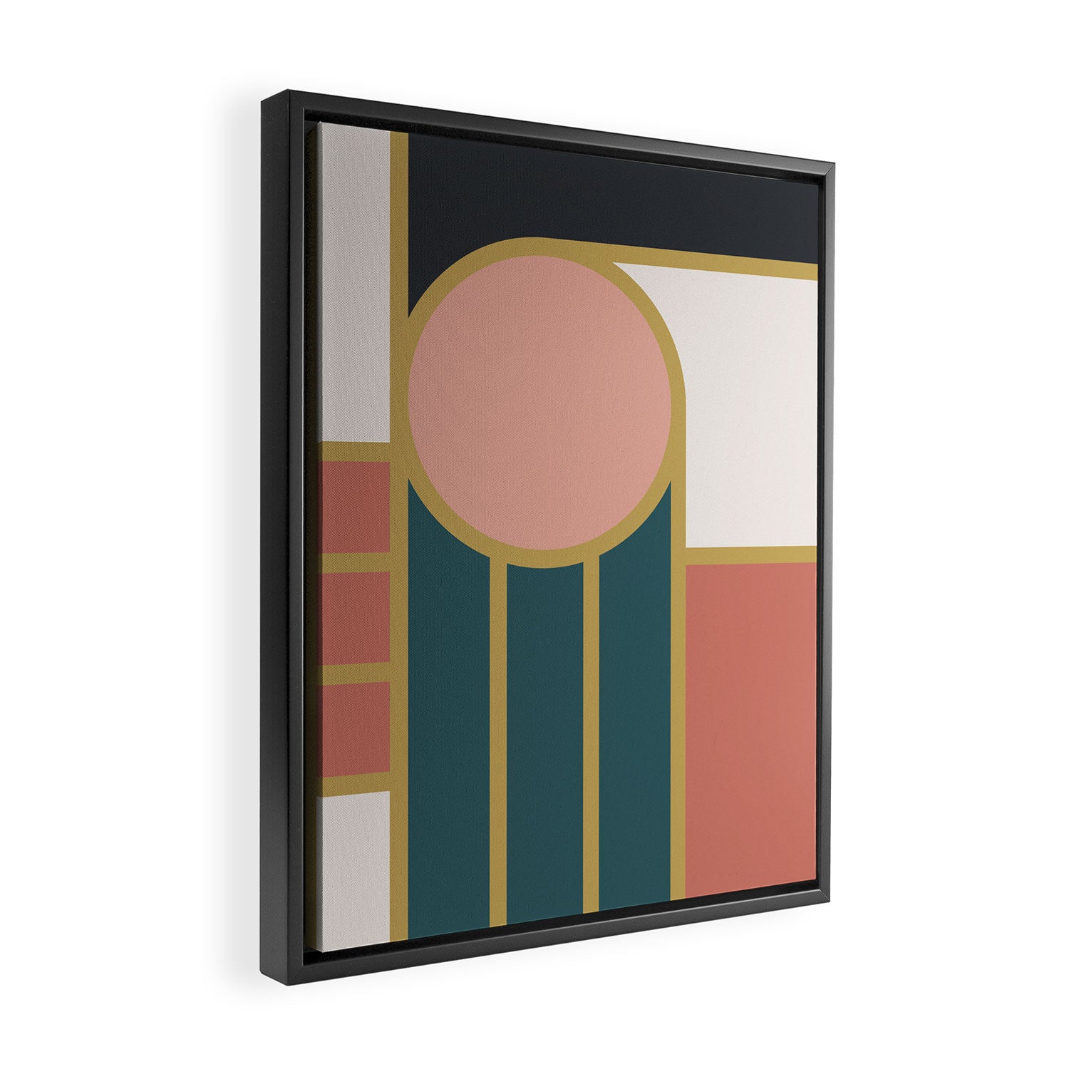 Maximalist Geometric 04 Framed Canvas Print Gallery Image 2