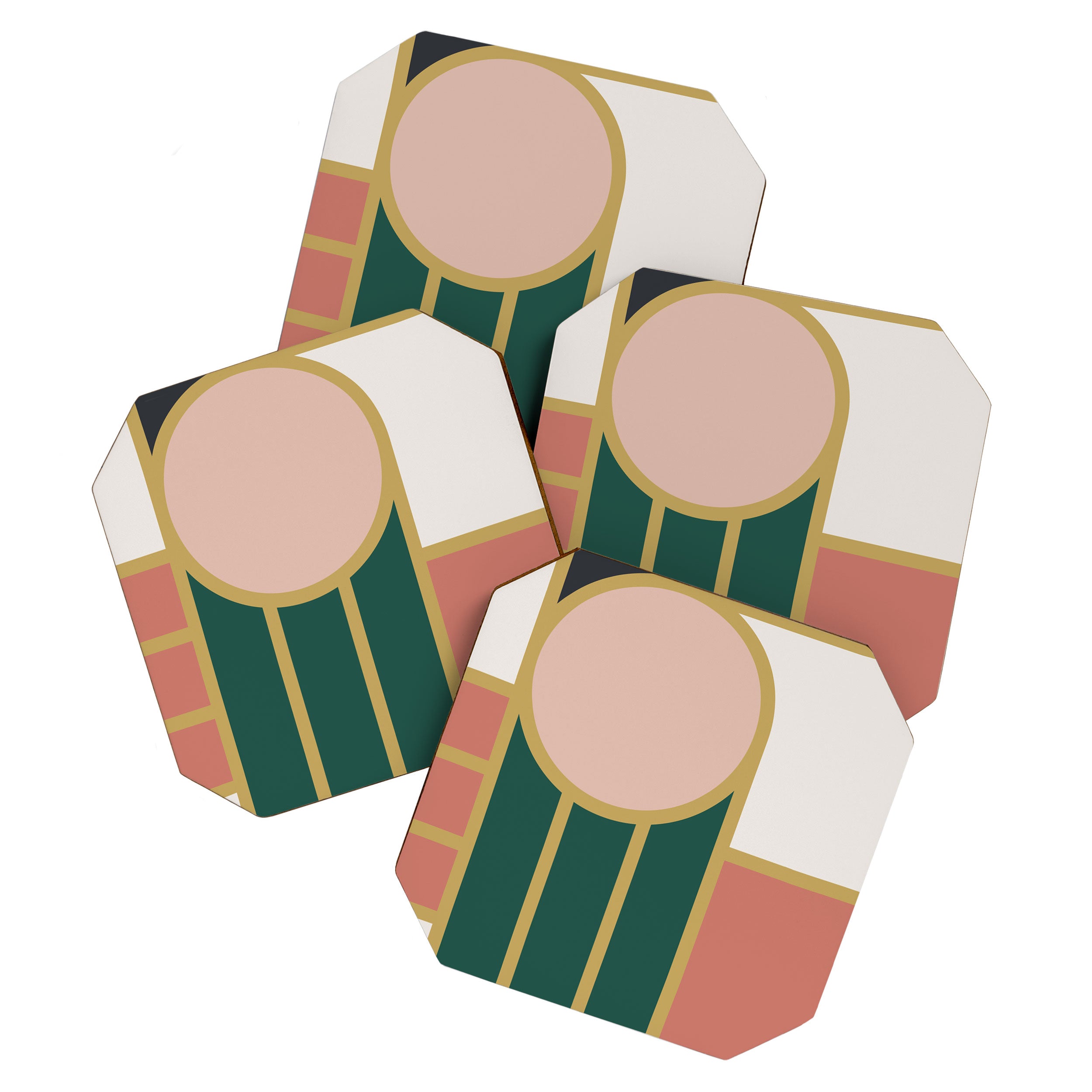 Maximalist Geometric 04B Coaster Gallery Image 1