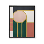 Maximalist Geometric 04B Framed Canvas Print Gallery Image 6
