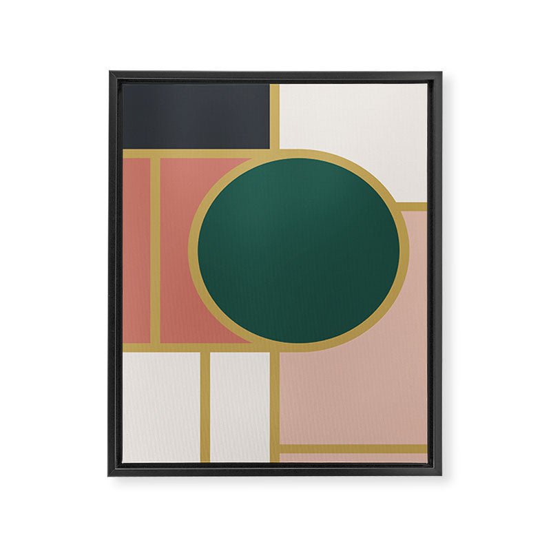 Maximalist Geometric 05B Framed Canvas Print Gallery Image 6