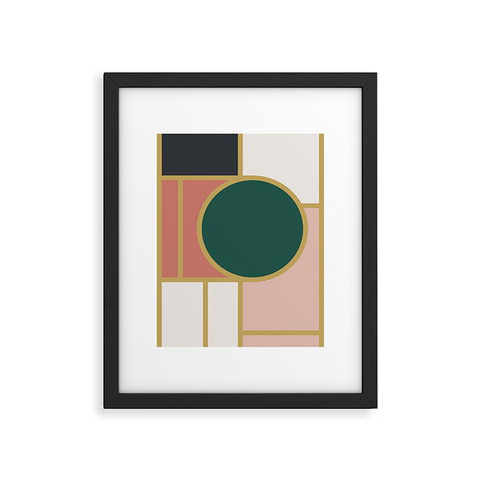 Maximalist Geometric 05B Framed Art Print Gallery Image 1