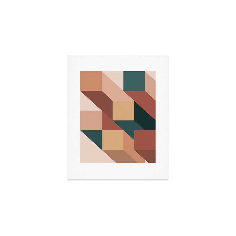 Maximalist Geometric 06A Art Print Gallery Image 1