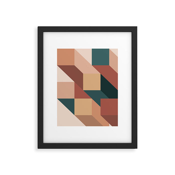 Maximalist Geometric 06A Framed Art Print Gallery Image 1