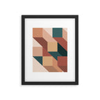 Maximalist Geometric 06A Framed Art Print Gallery Image 6