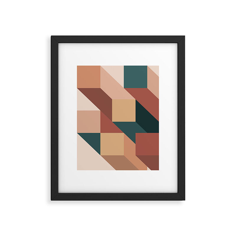 Maximalist Geometric 06A Framed Art Print Gallery Image 6