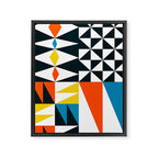 Mid Century 02 Framed Canvas Print Gallery Image 8