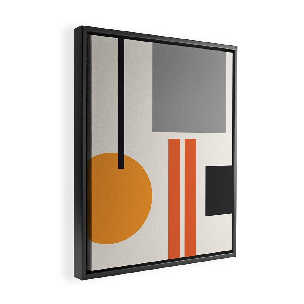 Mid Century 05 Framed Canvas Print Gallery Image 2