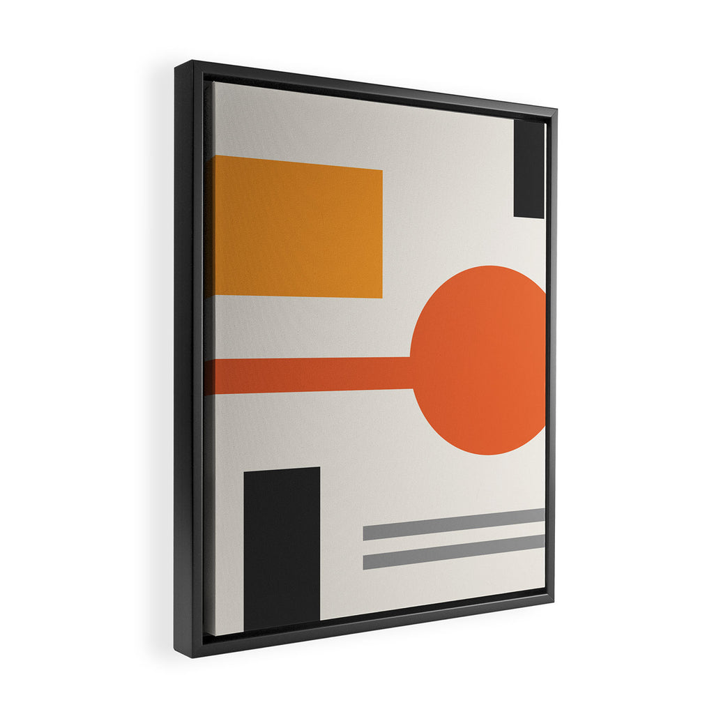 Mid Century 06 Framed Canvas Print Gallery Image 2