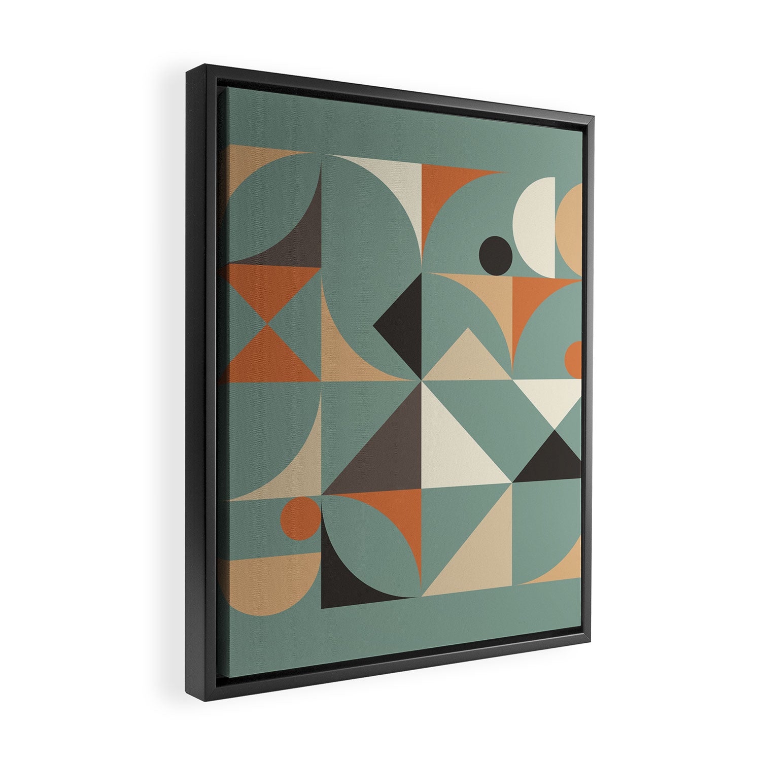 Mid Century 07C Framed Canvas Print Gallery Image 2