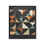 Mid Century 07E Framed Canvas Print Gallery Image 6