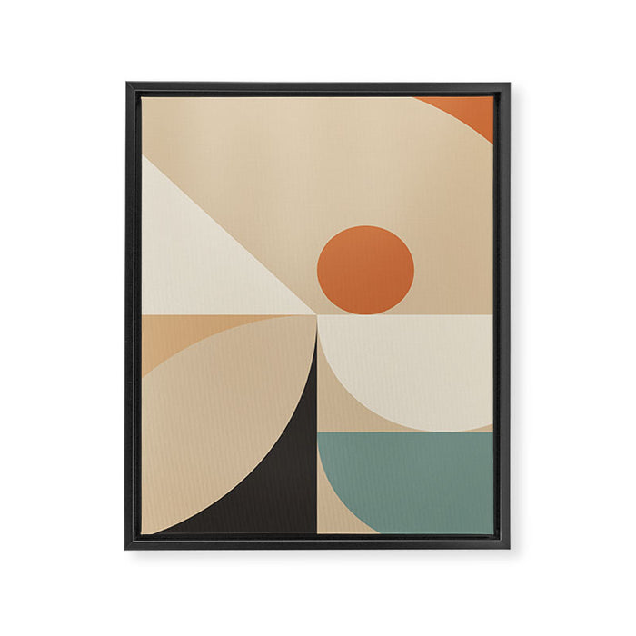 Mid Century 08B Framed Canvas Print Gallery Image 1