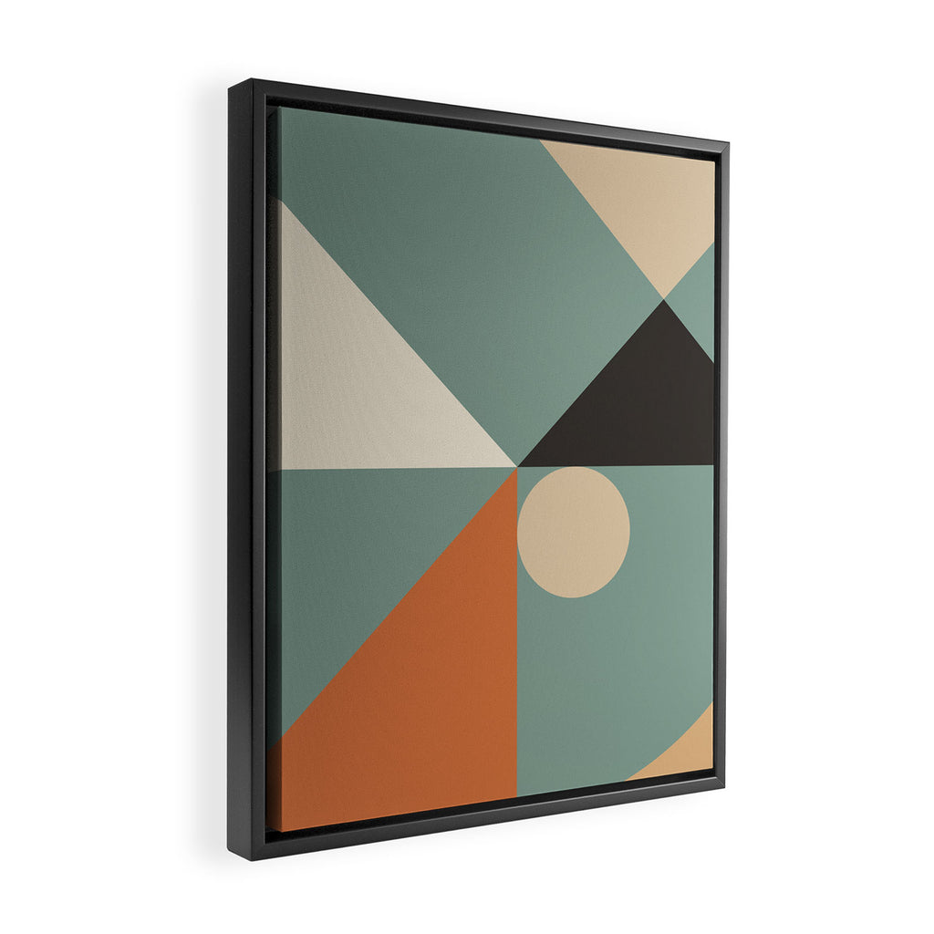Mid Century 08C Framed Canvas Print Gallery Image 2