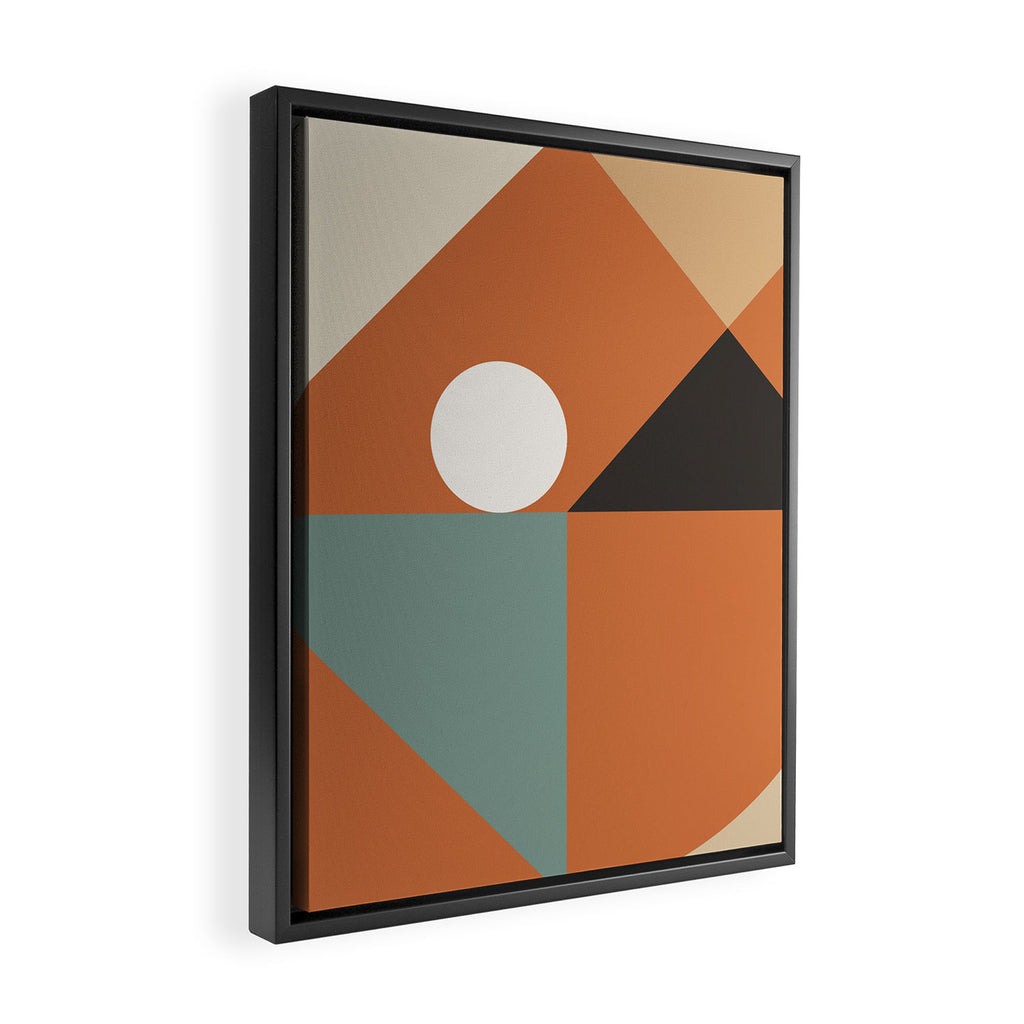 Mid Century 08D Framed Canvas Print Gallery Image 2