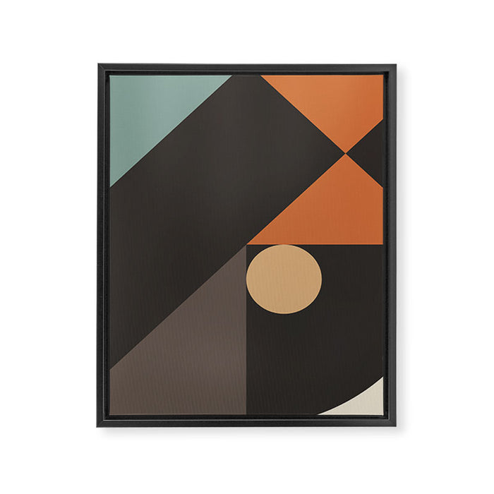 Mid Century 08E Framed Canvas Print Gallery Image 1