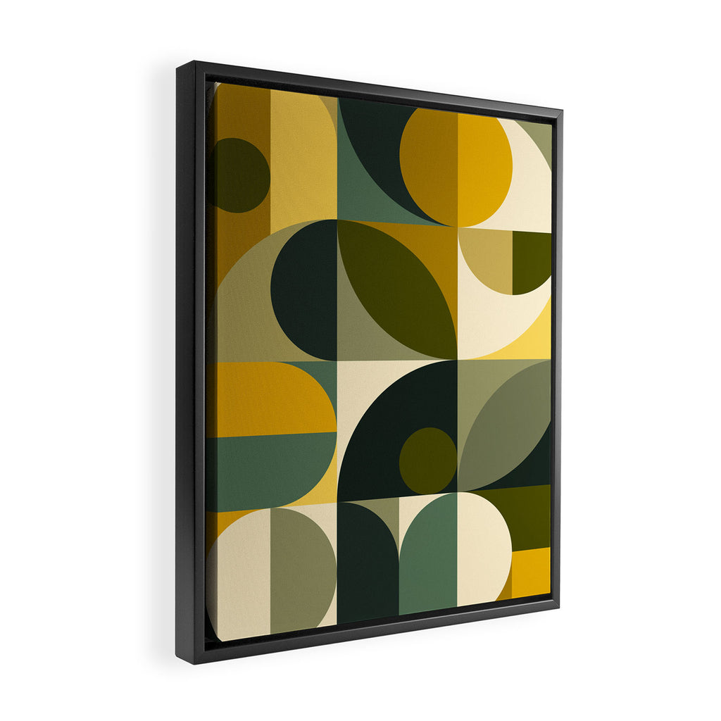 Mid Century 30A Framed Canvas Print Gallery Image 2