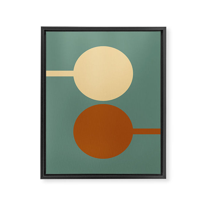 Mid Century 32A Framed Canvas Print Gallery Image 1