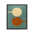Mid Century 32A Framed Canvas Print Gallery Image 6