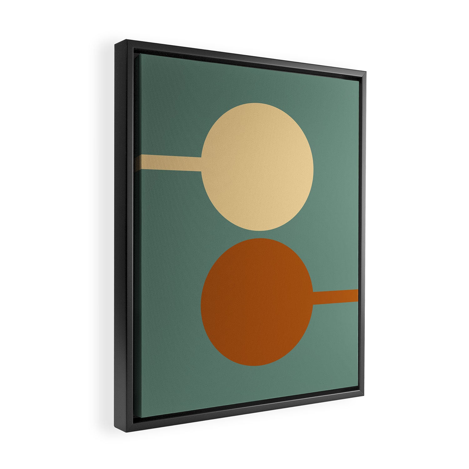 Mid Century 32A Framed Canvas Print Gallery Image 2