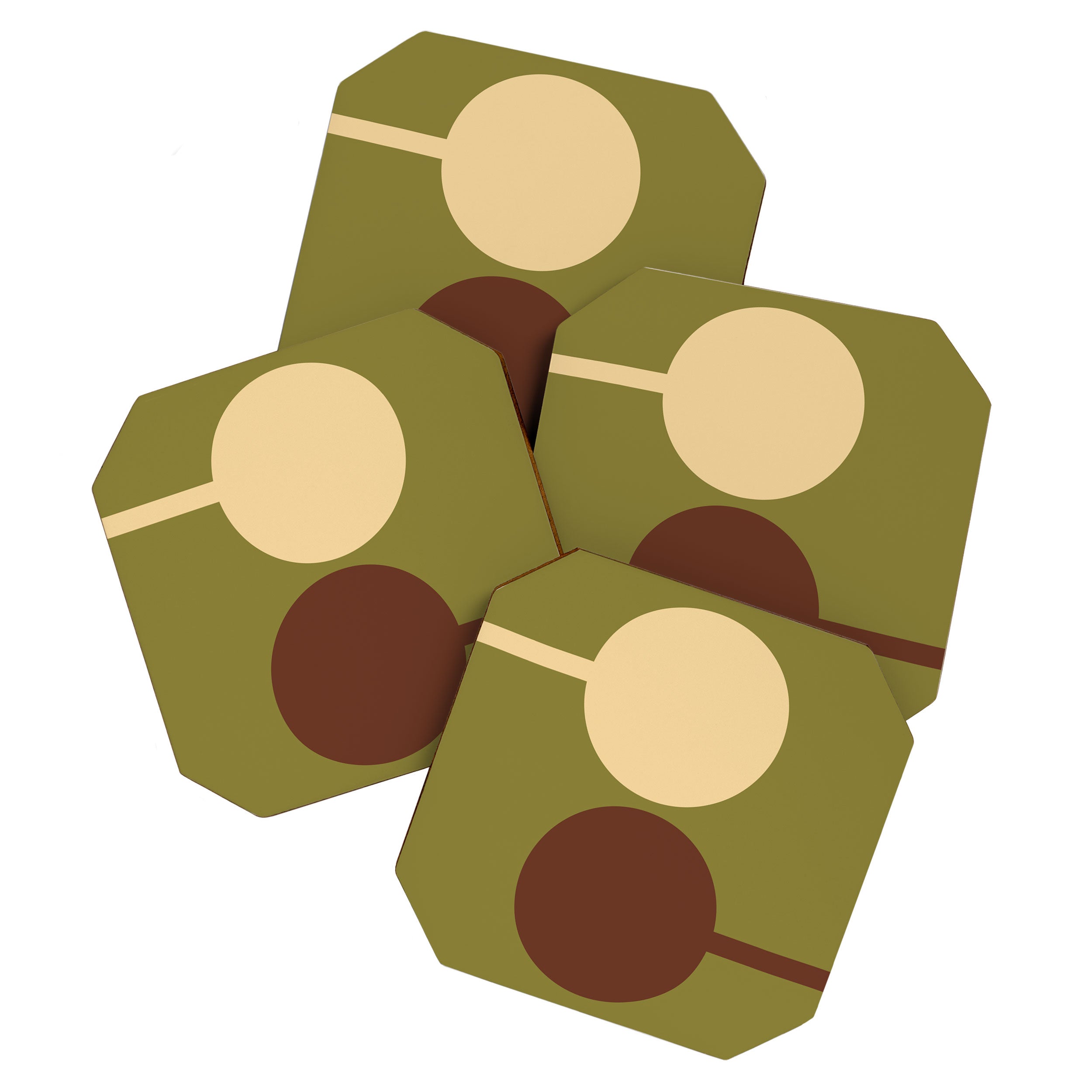 Mid Century 32D Coaster Gallery Image 1