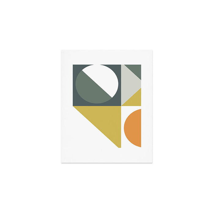 Mid Century Geometric 01 Art Print Gallery Image 1