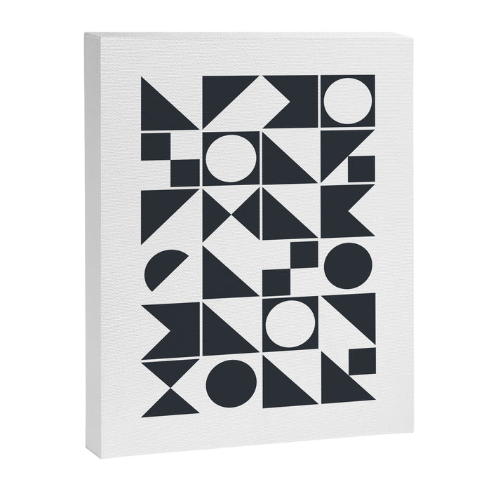 Mid Century Geometric 10 Canvas Print Gallery Image 1